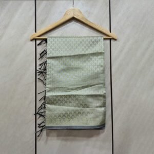 Banarasi Brocade Grey Stole