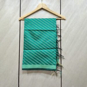 Banarasi Brocade Teal Green Stole