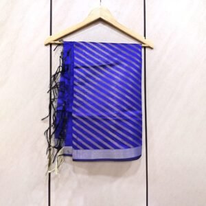 Diagonal Pattern Banarasi Brocade Stole