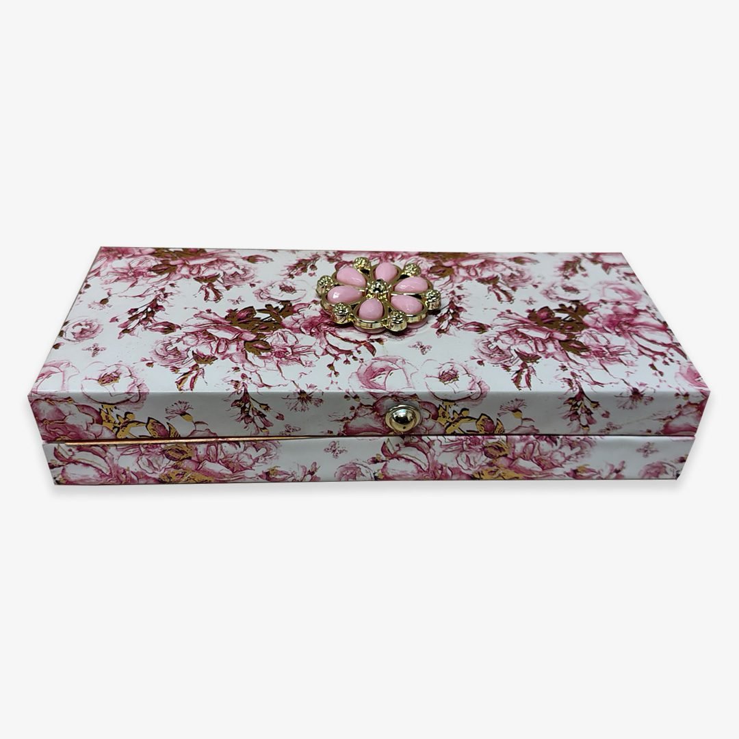 Lotus Flower Meenakari Cufflinks