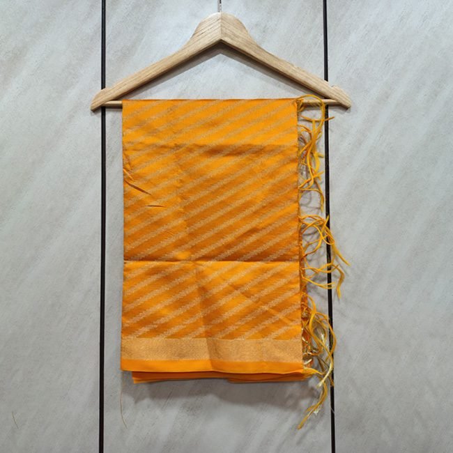 Striped Pattern Banarasi Stole