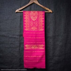 Traditional Bodo Aronai Pink Muffler