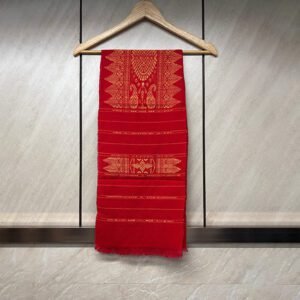 Traditional Bodo Aronai Red Muffler