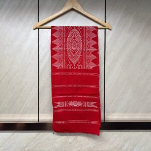 Traditional Bodo Aronai Red Scarf