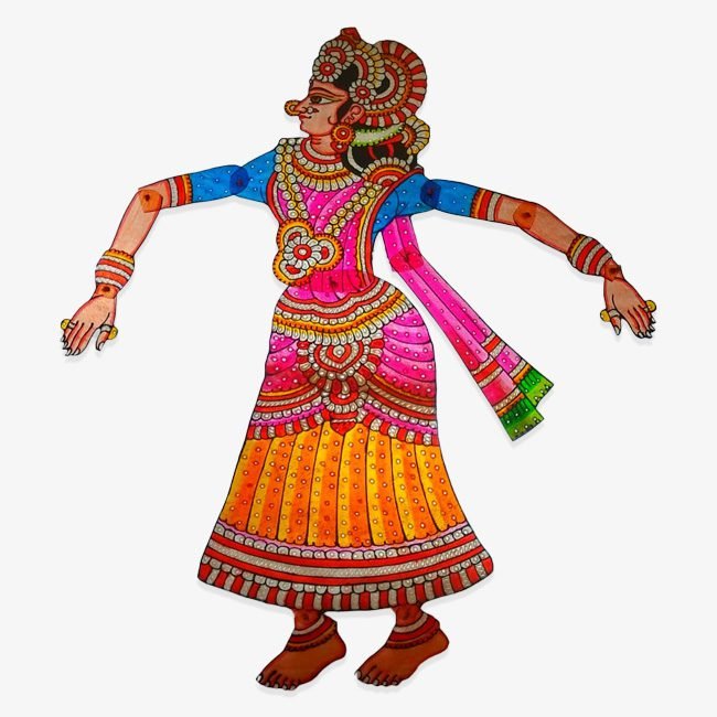 Andhra Pradesh Leather Puppet Goddess Sita