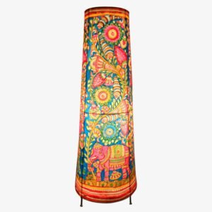 Colorful Handpainted Leather Puppetry Lampshade
