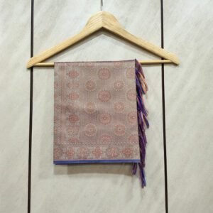 Floral Motifs Woven Banarasi Stole