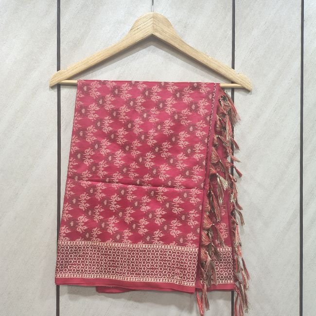 Geometric Motif and Pattern Banarasi Silk Stole