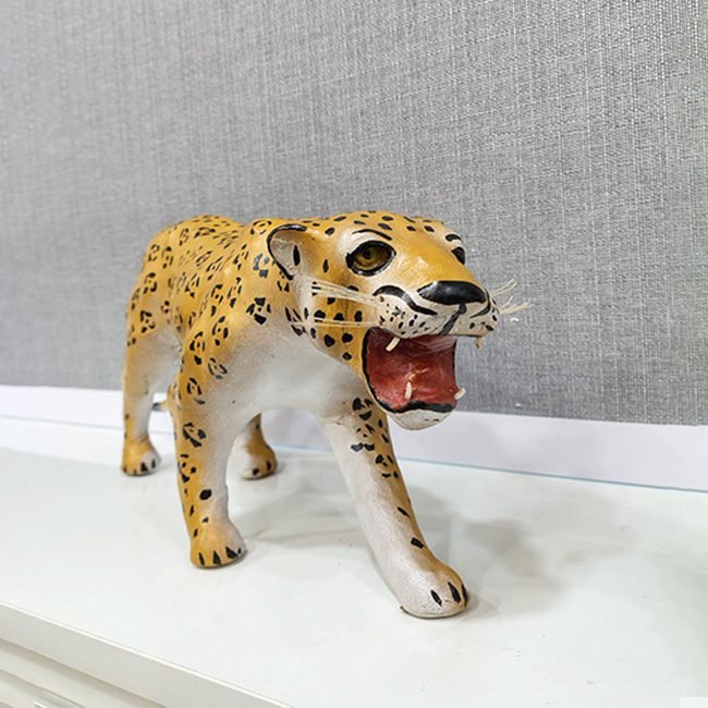 Handcrafted Leopard Figurine