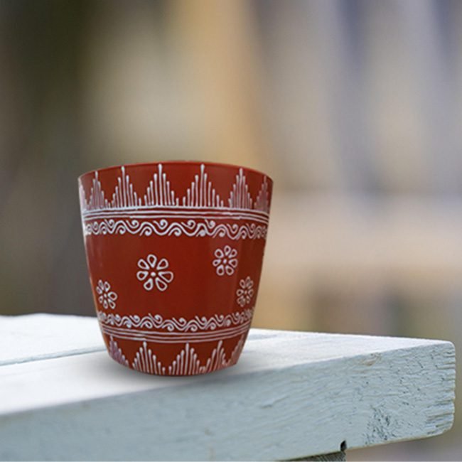 Uttarakhand Aipan Small Pot