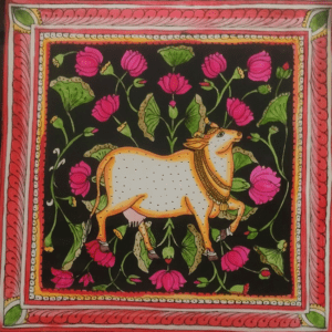 Andhra Pradesh Leather Puppetry Cow Painting