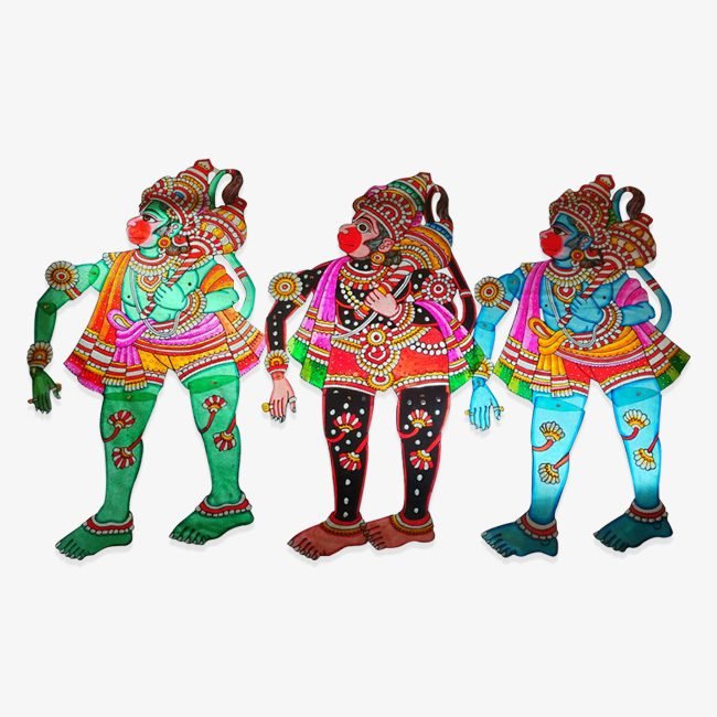 Andhra Pradesh Leather Puppets Vanar Sena