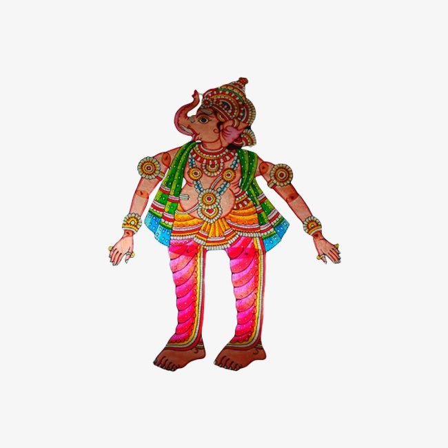 Lord Ganesha Andhra Pradesh Leather Puppet