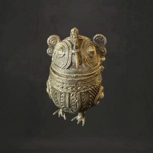 Bengal Dokra Brass Owl Box Organiser