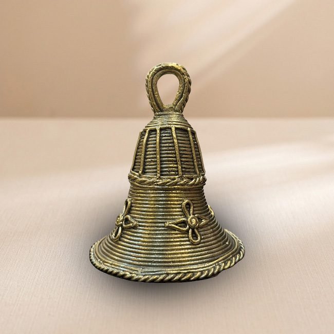 Bengal Dokra Decorative Brass Hanging Bell
