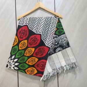 Pilkhuwa Floral and Geometric Pattern Bedsheet with Pillow Cover Set