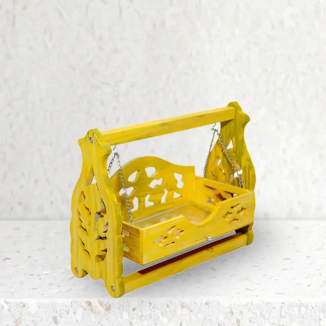Saharanpur Handcrafted Wooden Laddu Gopal Jhula