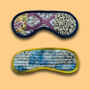Bagru Hand Block Print Multicolor Cotton Eye Masks