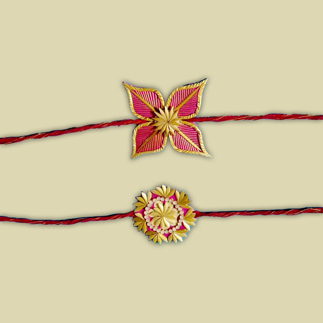 Bihar’s Sikki Grass Handcrafted Rakhi Set