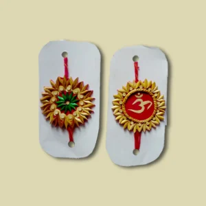 Handmade Sikki Grass Rakhi Set