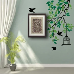 Sohrai Khovar Handcrafted Miniature Painting With Frame