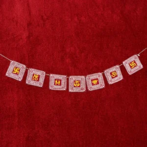 Uttarakhand Aipan Sacred Motis Toran Prayer Flag