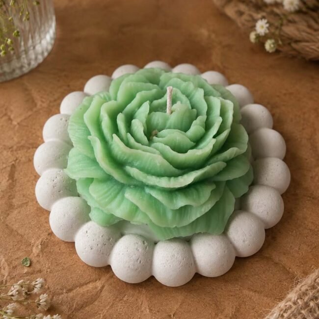 Handmade Flower Candle Festive Return Gift