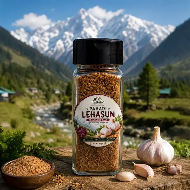 Uttarakhad Pahadi Pisyu Loon Lehasun Flavored Salt