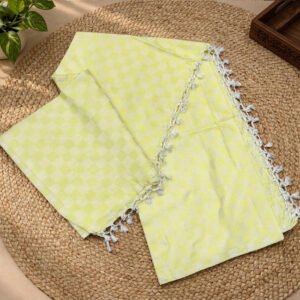 Pure Bhagalpur Silk Chaddar Golden Yellow Summer AC Blanket Shawl