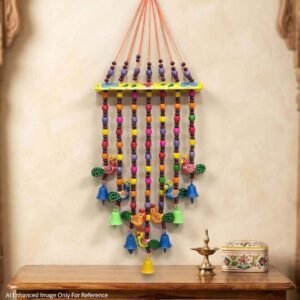 Varanasi Wooden Wall Hanging Diwali Decor Traditional Latkan