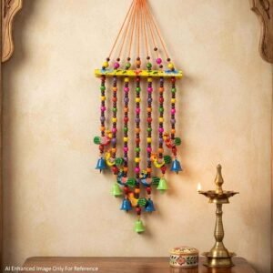 Varanasi Wooden Wall Hanging Festive Decor Traditional Latkan