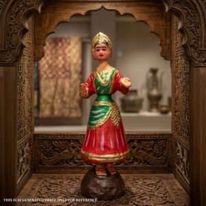 South Indian Bobblehead Doll Thanjavur Dancing Bommai Showpiece
