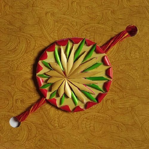 Handmade Sikki Art Rakhi 2