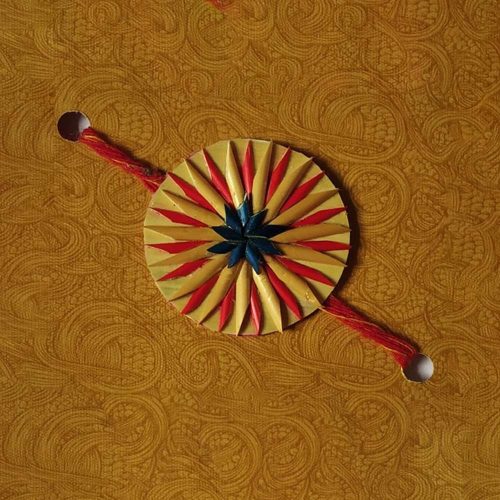 Handmade Sikki Art Rakhi 4