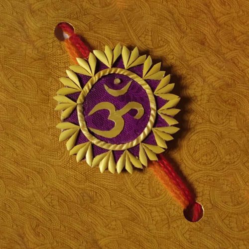 Handmade Sikki Art Rakhi 6