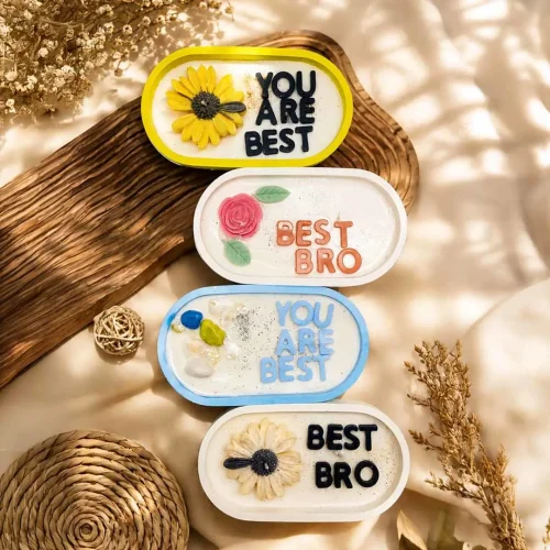 Raksha Bandhan Scented Candle with Message Gift Set